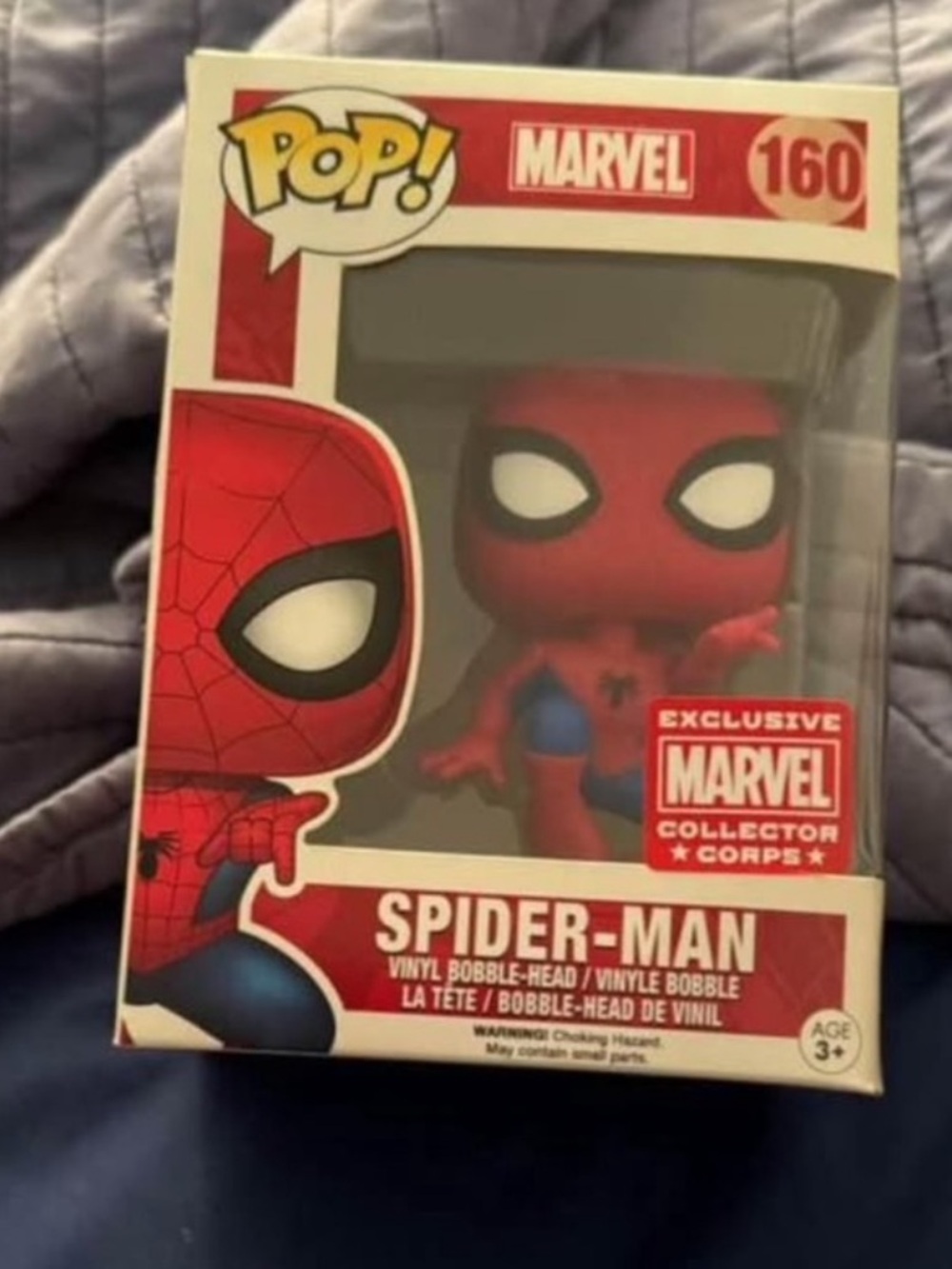 Marvel Spider-Man Pop! Vinyl Figure - Red and Blue